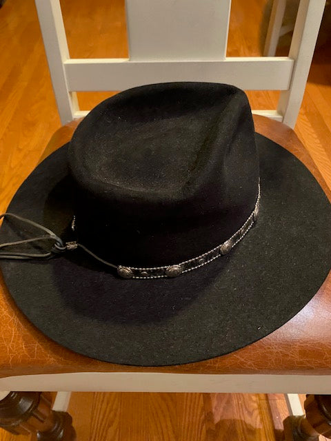 Vintage Hat by Cheyenne Outfitters 4X Beaver Quality Black