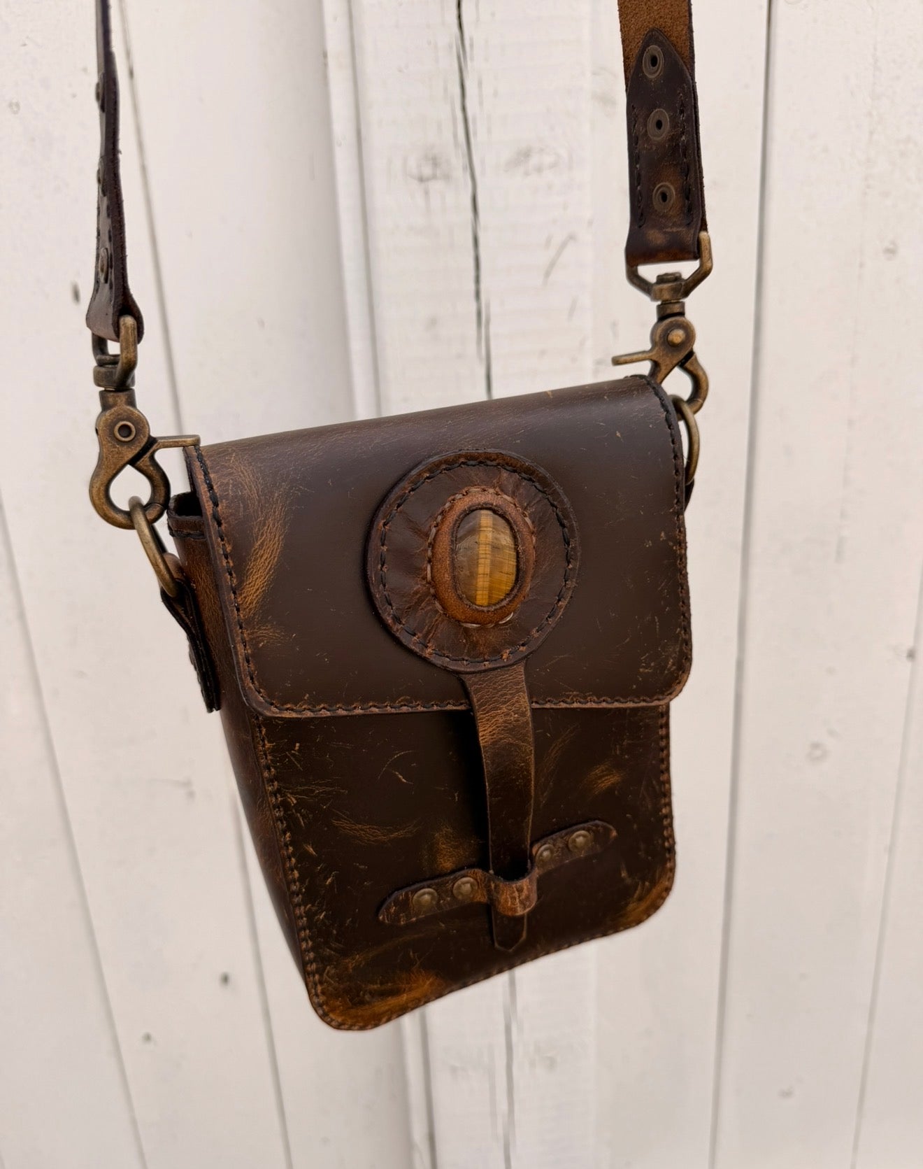 Cross Body Leather Purse