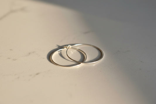 Silver Hoop earrings