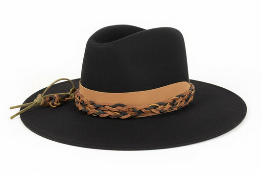 Vintage Western  Biltmore Felt Hat  in Black