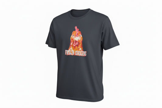 T-shirt Black with Chicken